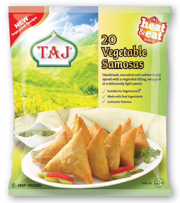 Taj - Frozen Vegtable Samosa - (20pcs) - 700g - Jalpur Millers Online