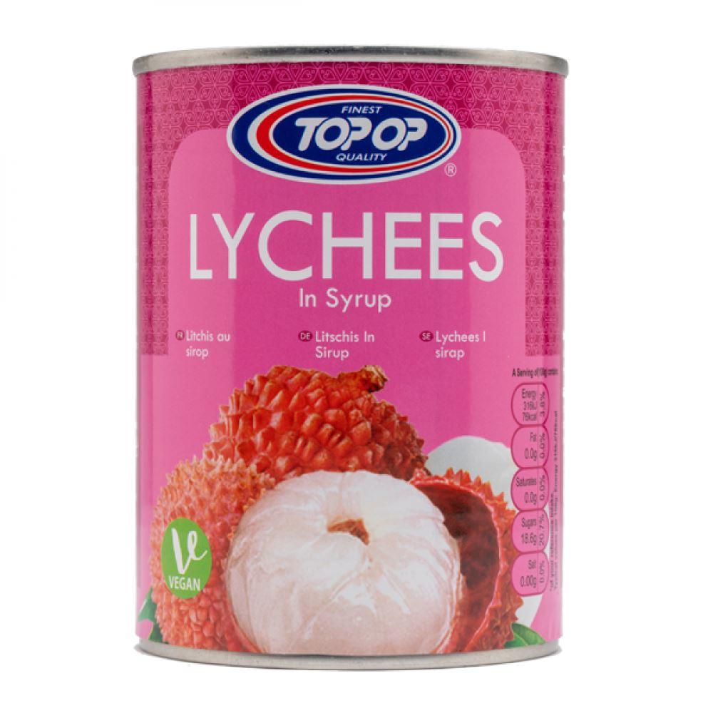 Top Op - Lychees In Syrup - 565g - Jalpur Millers Online
