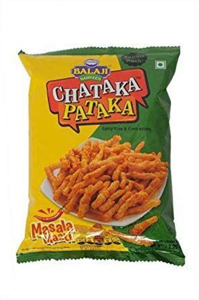 Balaji Chataka Pataka - Masala Masti - (spicy rice and corn sticks) - 65g - Jalpur Millers Online