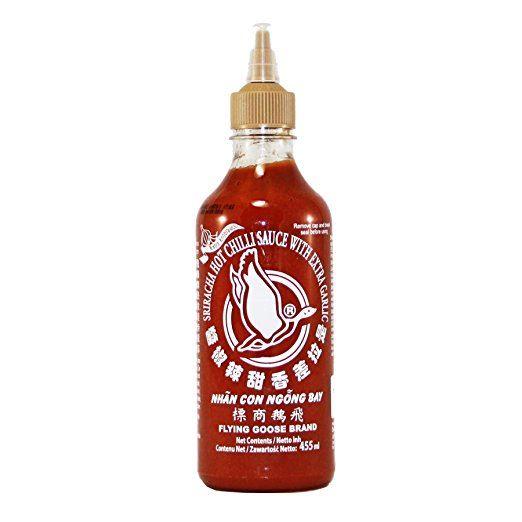 Flying Goose - Hot Chilli Sauce with Garlic - 455ml - Jalpur Millers Online