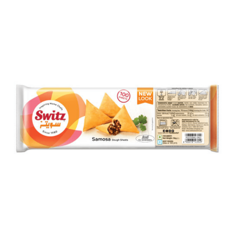 Switz - Frozen Samosa Leaves - 100s  - 1kg - Jalpur Millers Online