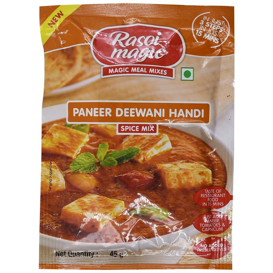 Rasoi Magic - Paneer Deewani Handi - (spice mix for cottage cheese & capsicum in aromatic spices) - 50g - Jalpur Millers Online