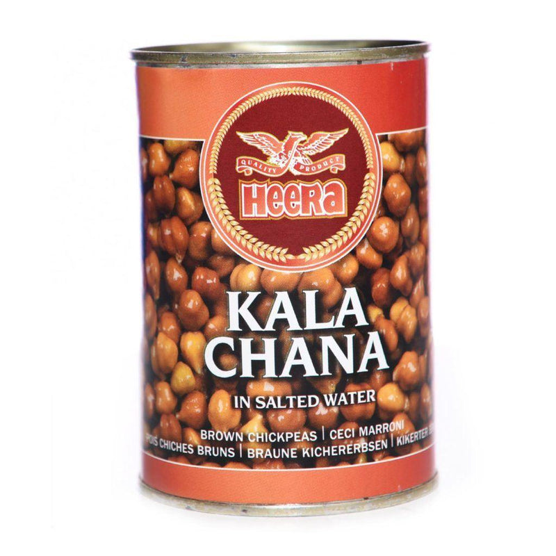 Heera - Boiled Kala Chana (in salted water) - 400g - Jalpur Millers Online