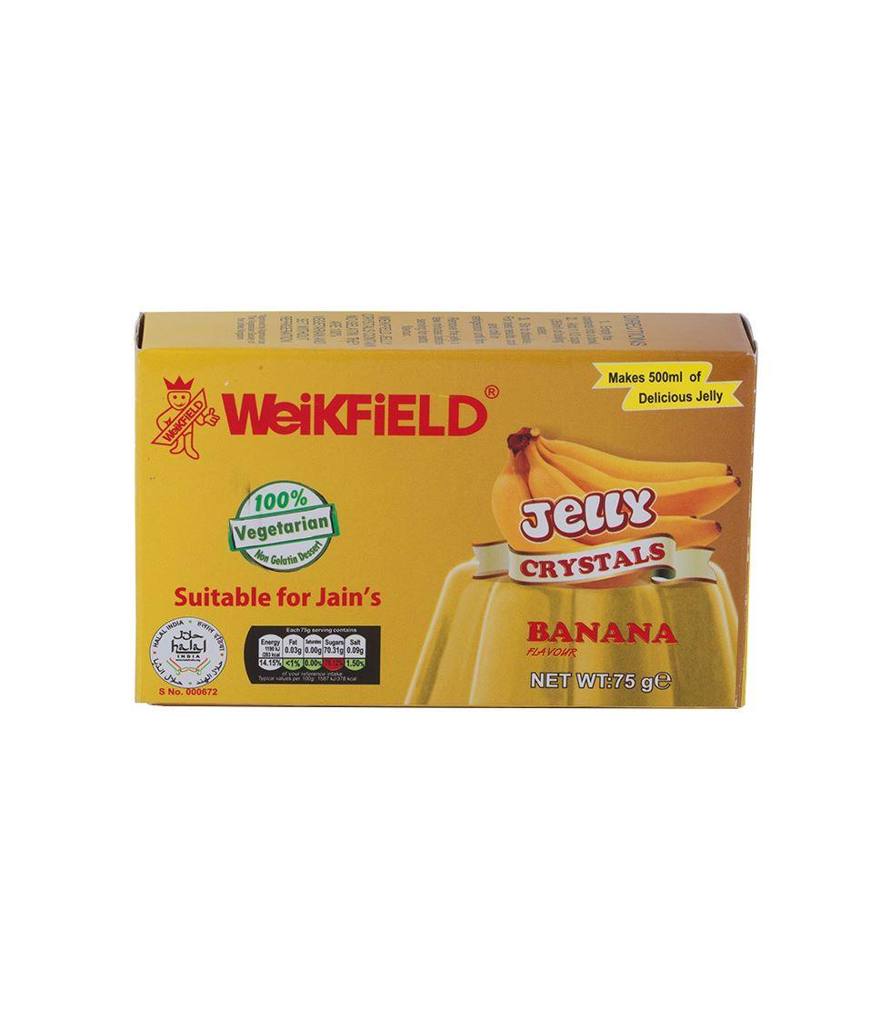 Weikfield - Banana Jelly Crystals - 75g - Jalpur Millers Online