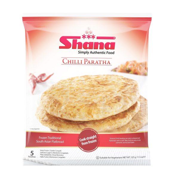 Shana - Frozen Chilli Paratha - (5pcs) - 325g - Jalpur Millers Online