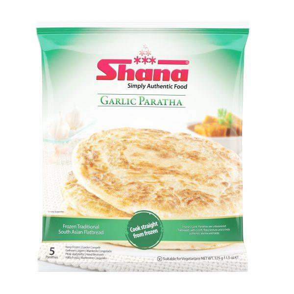 Shana - Frozen Garlic Paratha - (5pcs) - 325g - Jalpur Millers Online