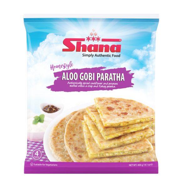Shana - Frozen Aloo Gobi Paratha - (4pcs) - 400g - Jalpur Millers Online