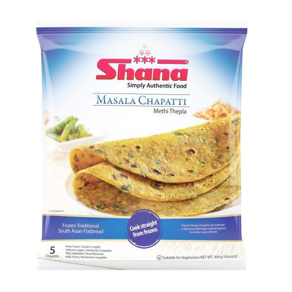 Shana - Frozen Masala Chapatti - (5pcs) - 400g - Jalpur Millers Online