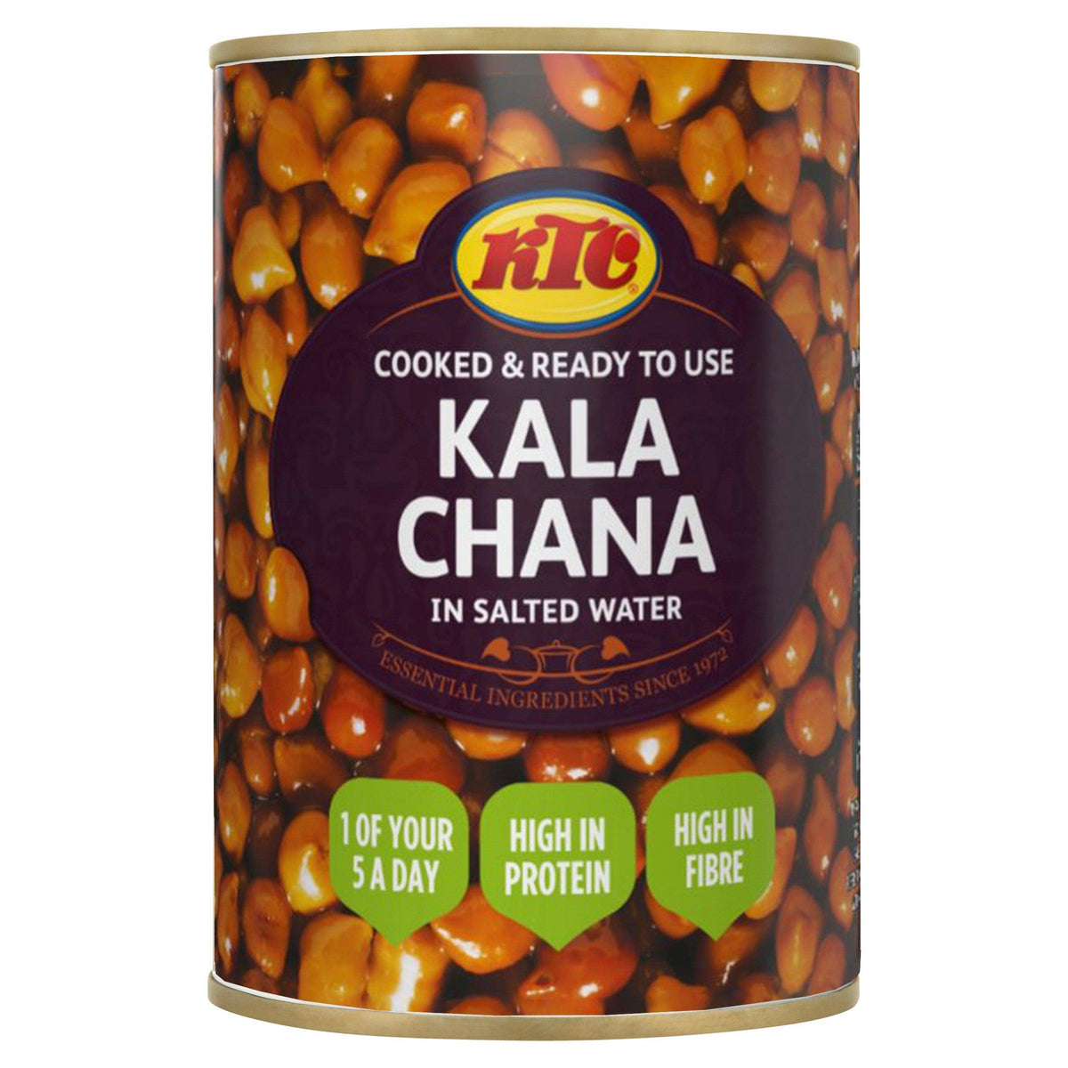 KTC - Kala Chana - (in salted water) - 400g - Jalpur Millers Online