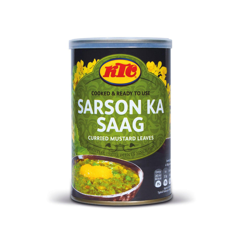 KTC - Sarson Ka Saag - (curried mustard leaves) - 425g - Jalpur Millers Online
