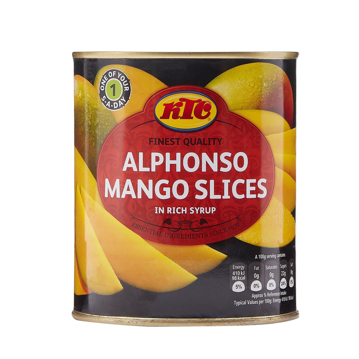 KTC  Alphonso Mango Slices (in rich syrup) - 850g - Jalpur Millers Online