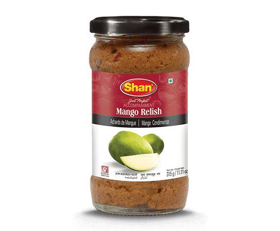 Shan - Mango Pickle (tasty brinded mangoes in oil) - 300g - Jalpur Millers Online