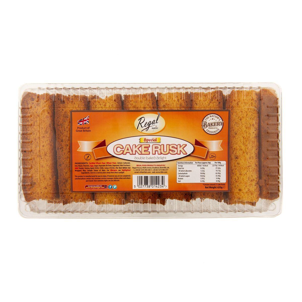 Regal Bakery - Special Cake Rusk - 630g - Jalpur Millers Online