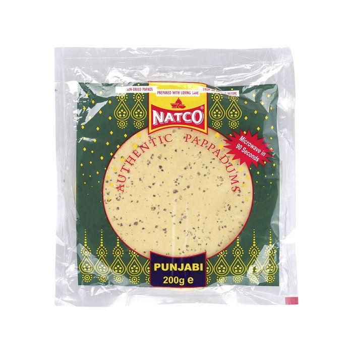 Natco Punjabi Pappadums - 200g - Jalpur Millers Online