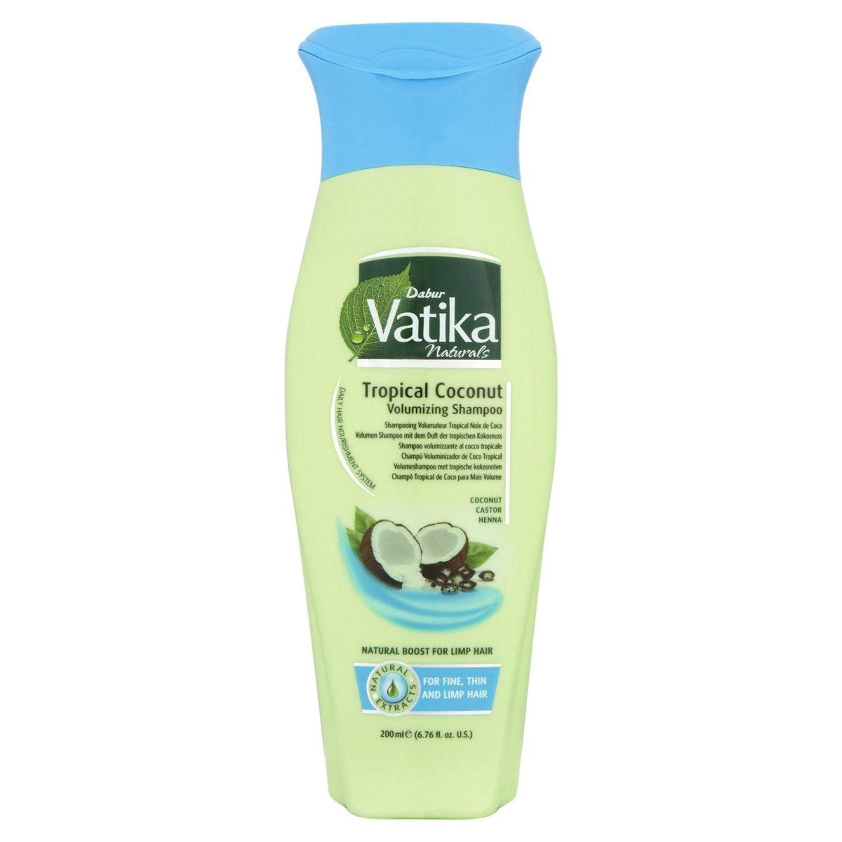Dabur Vatika Tropical Coconut Shampoo - 200ml - Jalpur Millers Online