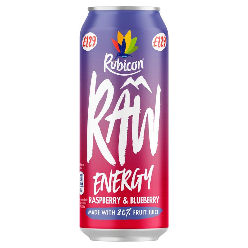 Rubicon - Raw Energy Raspberry & Blueberry - 500ml - Jalpur Millers Online