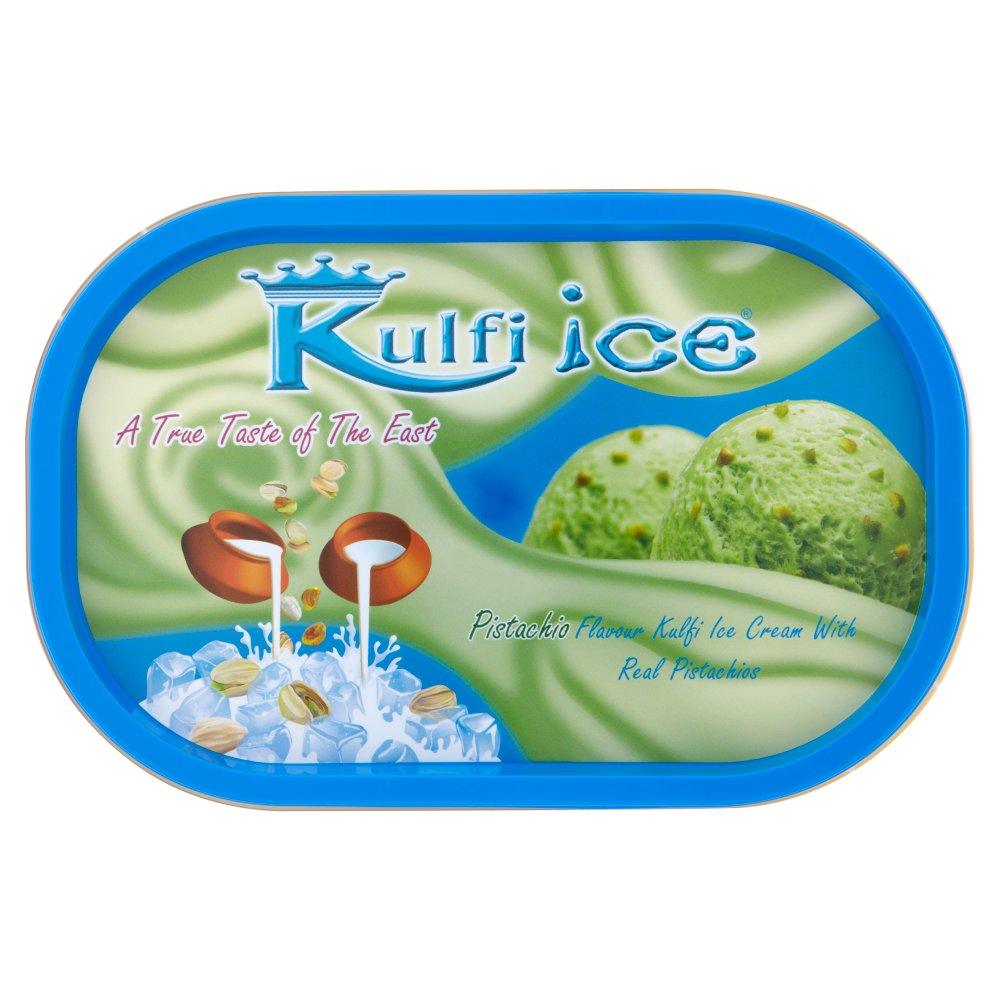 Kulfi Ice - Frozen Pistachio Flavour Kulfi Ice Cream with Real Pistachios - 1ltr - Jalpur Millers Online