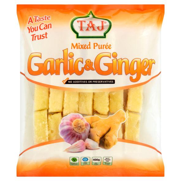 Taj - Frozen Crushed Garlic & Ginger Mixed - 400g - Jalpur Millers Online