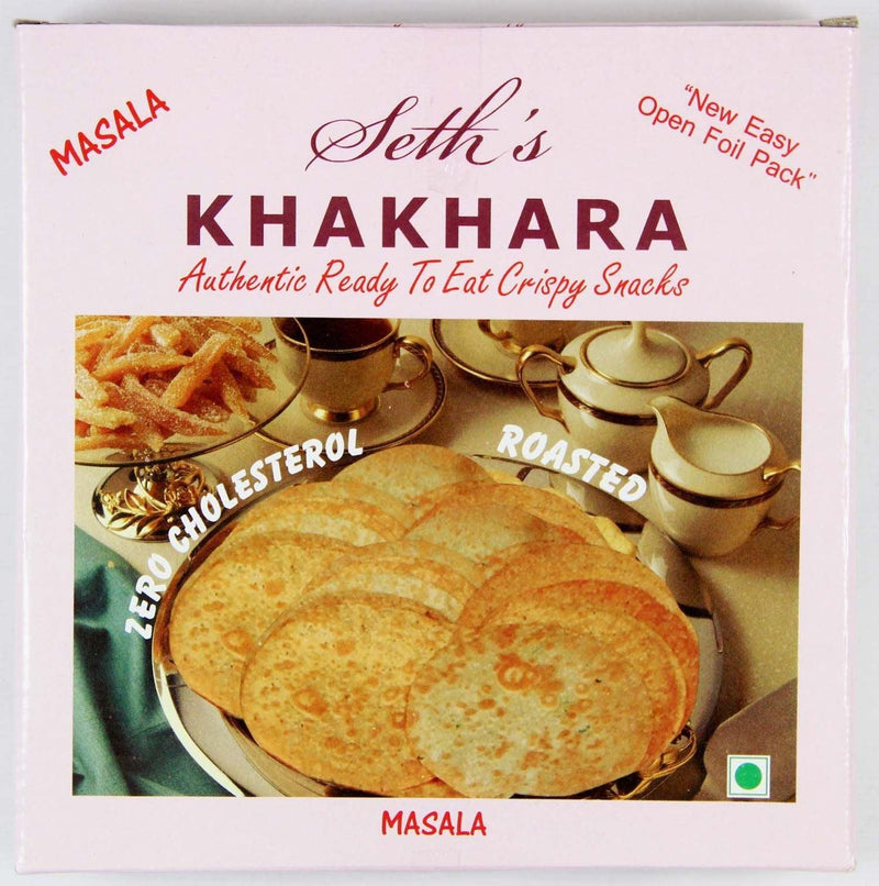 Seth's Masala Khakhra - (spice flavour wheat snack) - 200g - Jalpur Millers Online