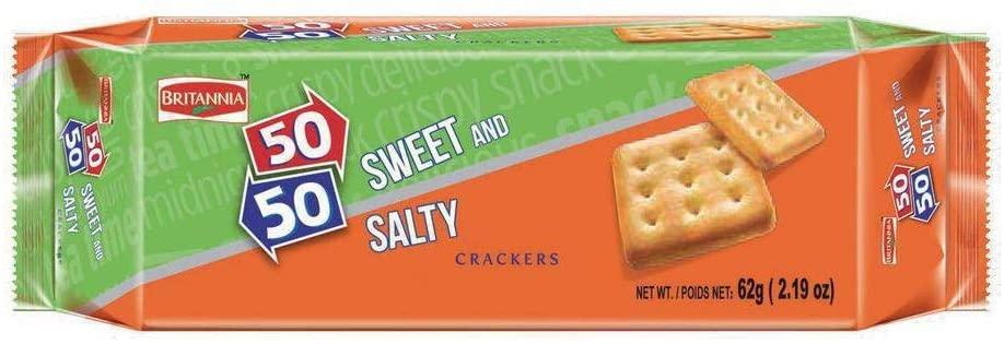 Britannia - 50-50 crackers - 62g - Jalpur Millers Online