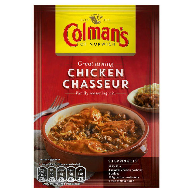 Colman's Chicken Chasseur Mix - 43g - Jalpur Millers Online