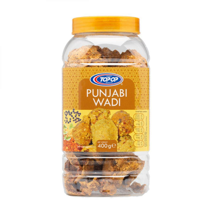 Top Op - Punjabi Wadi - (dried lentil flour and spiced nuggets) - 400g - Jalpur Millers Online