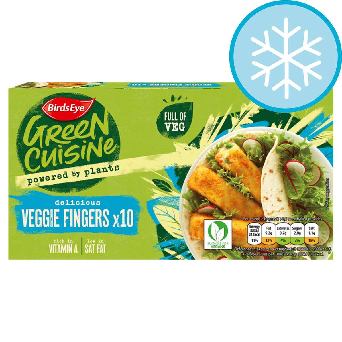 Birds Eye - Frozen Vegetable Fingers - (10pcs) - 284g - Jalpur Millers Online