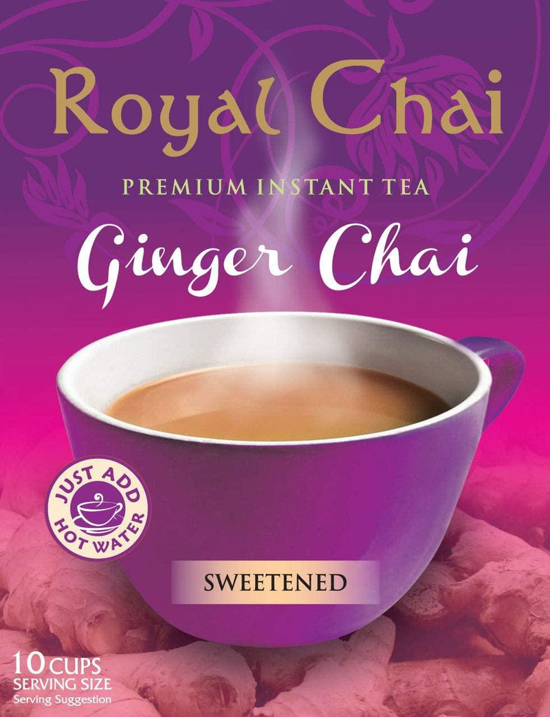 Royal Chai - Premium Instant Tea - Ginger (sweetened) 220g - Jalpur Millers Online