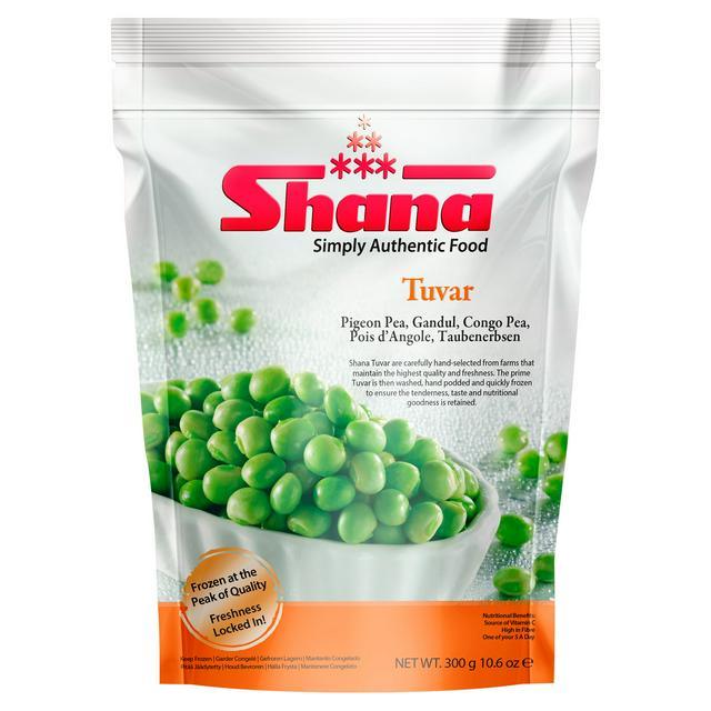 Shana - Frozen Tuvar - (pigeon pea) - 300g - Jalpur Millers Online