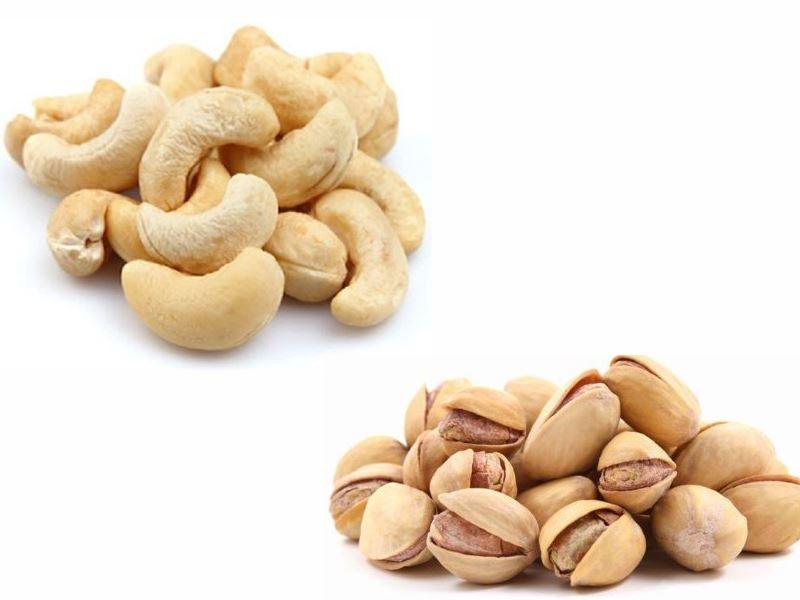 Jalpur Millers Nuts Combo Pack - Salted Pistachio 1kg - Cashew Nuts Whole 1kg (2 Pack) - Jalpur Millers Online