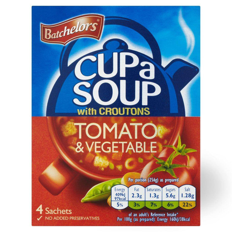 Batchelors Cup A Soup Tomato & Vegetable - 104g - Jalpur Millers Online