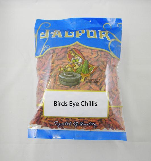 Jalpur Birds Eye Chilli Whole - 100g - Jalpur Millers Online