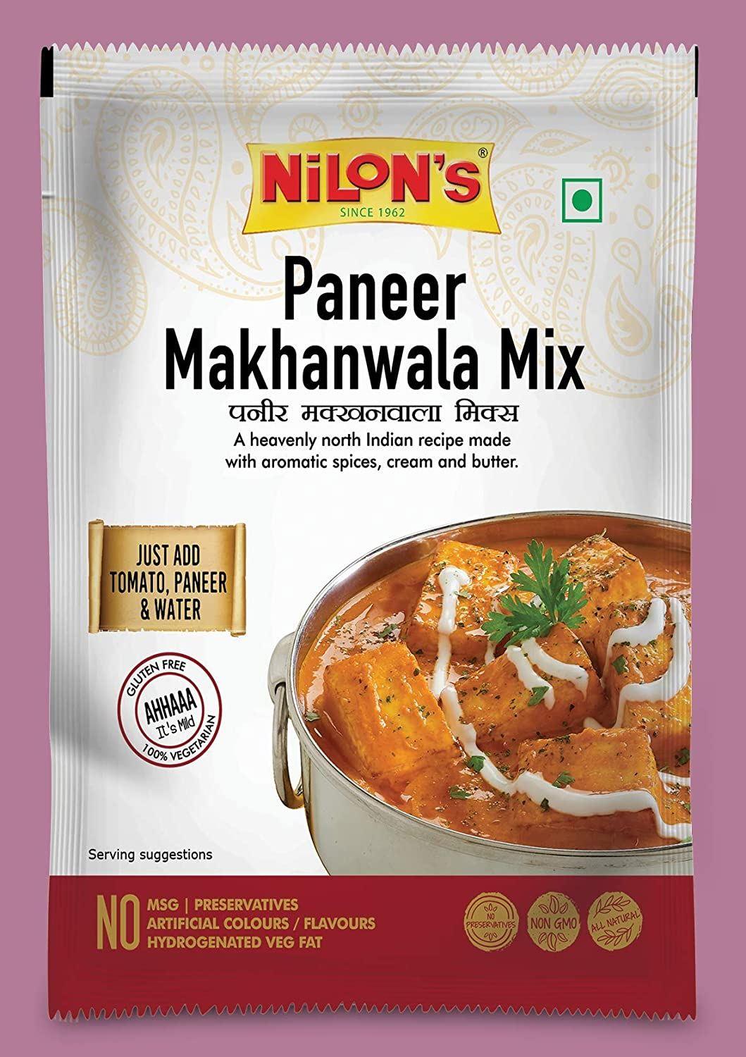 Nilons - Paneer Makhanwala Mix - (all natural, gluten free) - 50g - Jalpur Millers Online