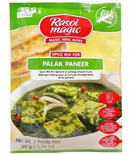 Rasoi Magic - Palak Paneer (spinach, cottage cheese) - 50g - Jalpur Millers Online