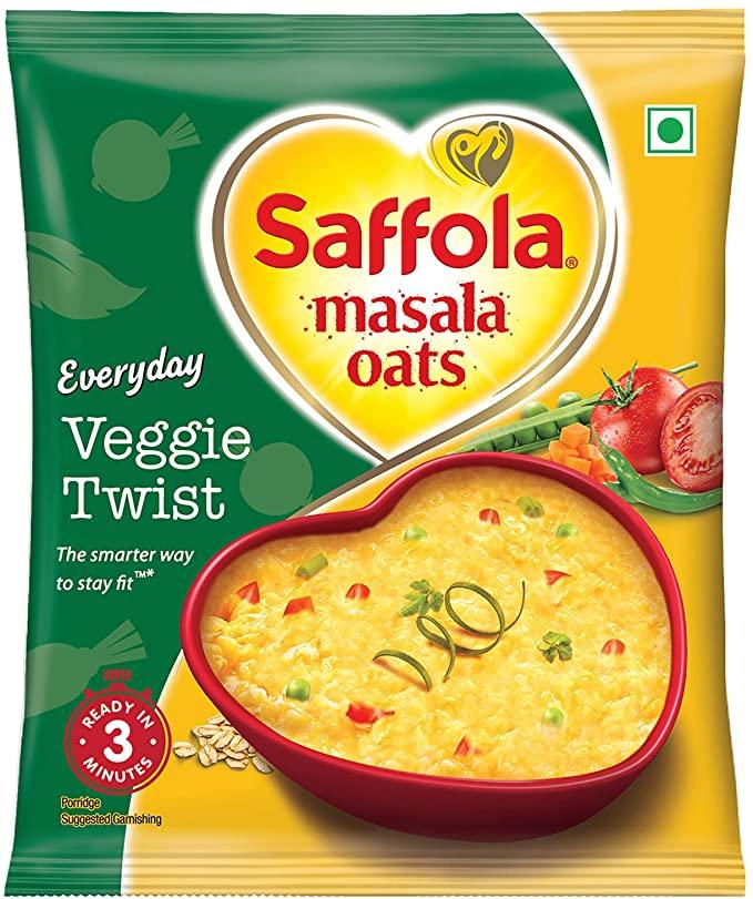 Saffola - Masala Oats Veggie Twist - 40g - Jalpur Millers Online