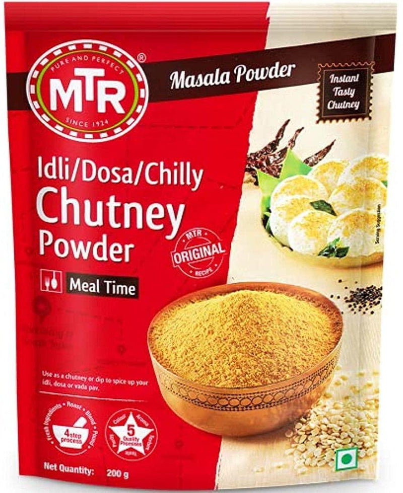 MTR - Idli/Dosa/Chilli Chutney Powder - (spiced chutney powder) - 200g - Jalpur Millers Online