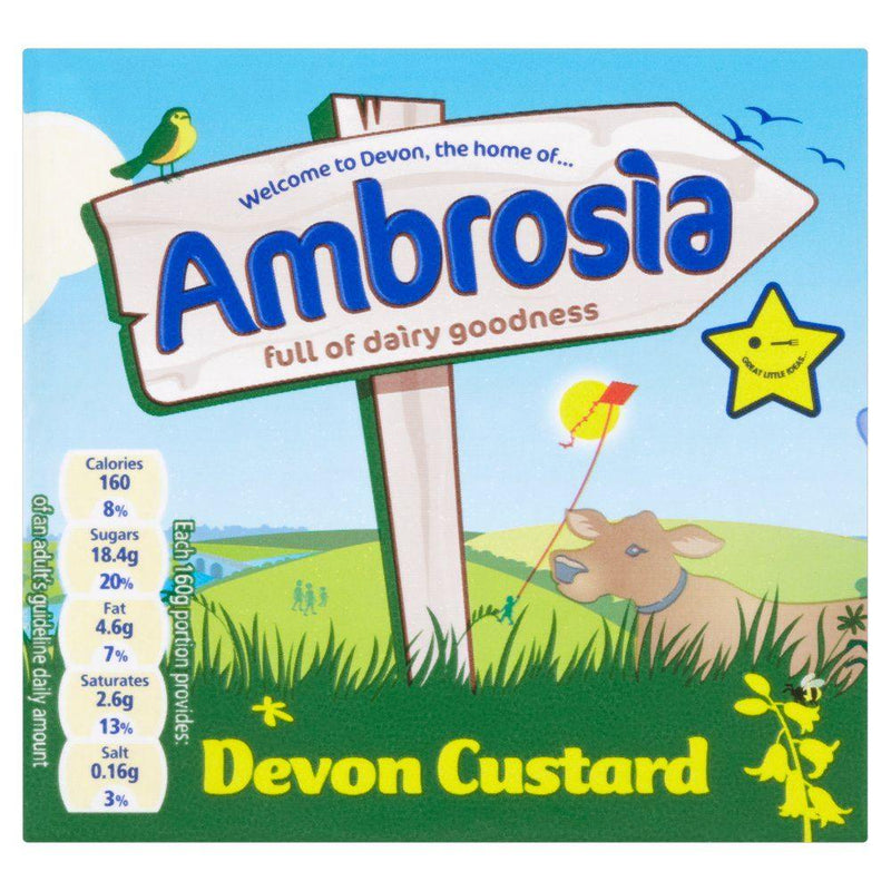 Ambrosia Ready to Serve Devon Custard - 500g - Jalpur Millers Online
