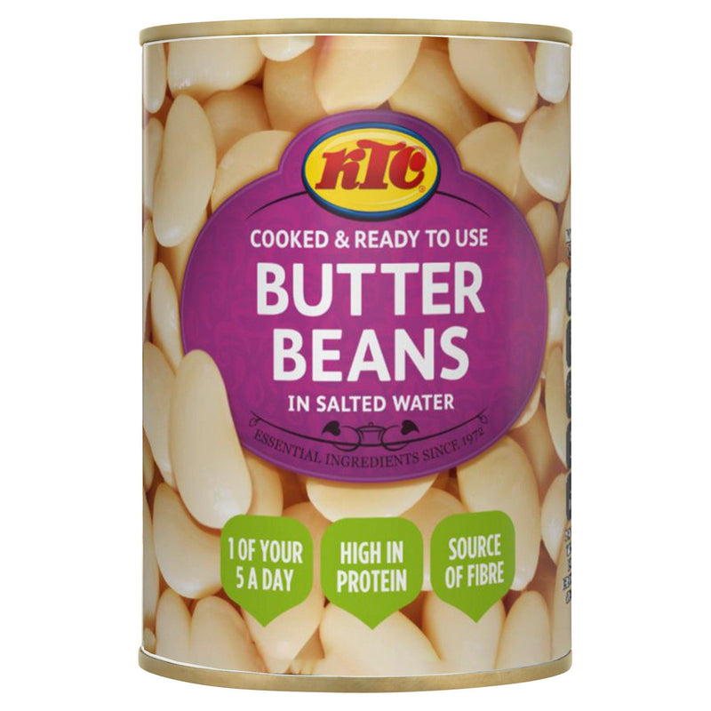 KTC - Butter Beans - (in salted water) - 400g - Jalpur Millers Online