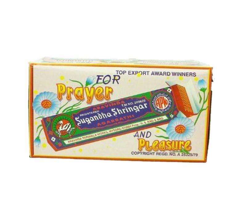 Sugandha Shringar Incence Sticks -  Rose Flavour - (pack of 12) - Jalpur Millers Online