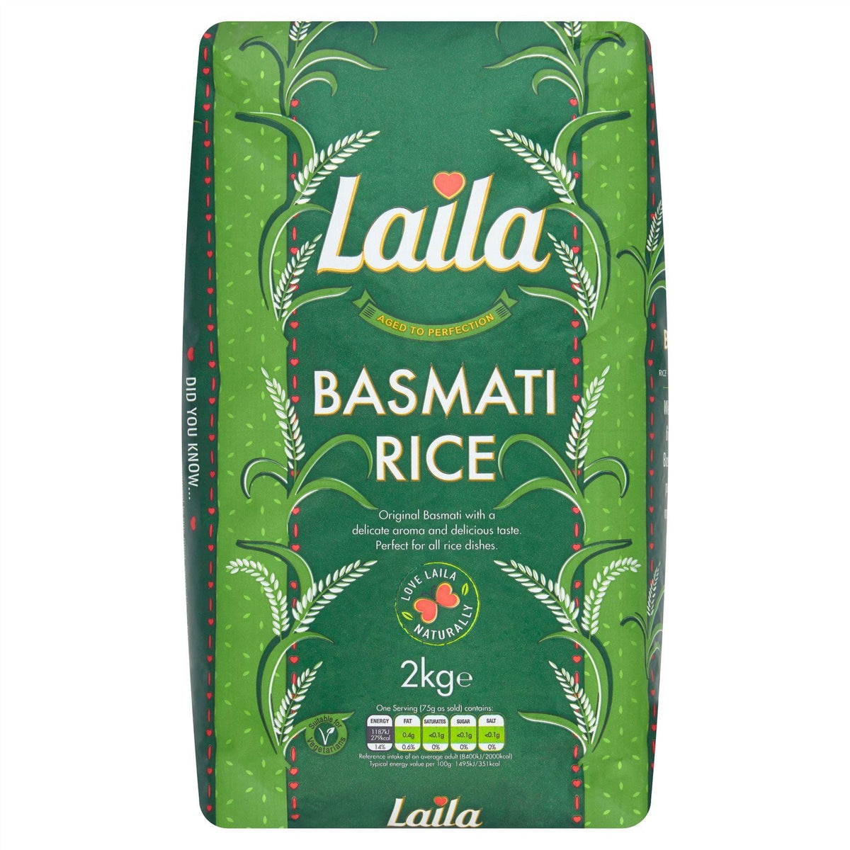 Laila  - Basmati Rice - 2kg - Jalpur Millers Online