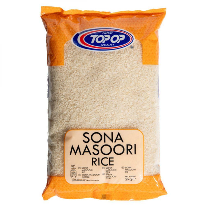 Top Op - Sona Masoori Rice - 2kg - Jalpur Millers Online