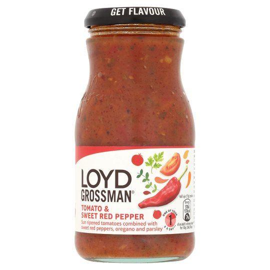 Loyd Grossman Tomato & Sweet Red Pepper - 350g - Jalpur Millers Online