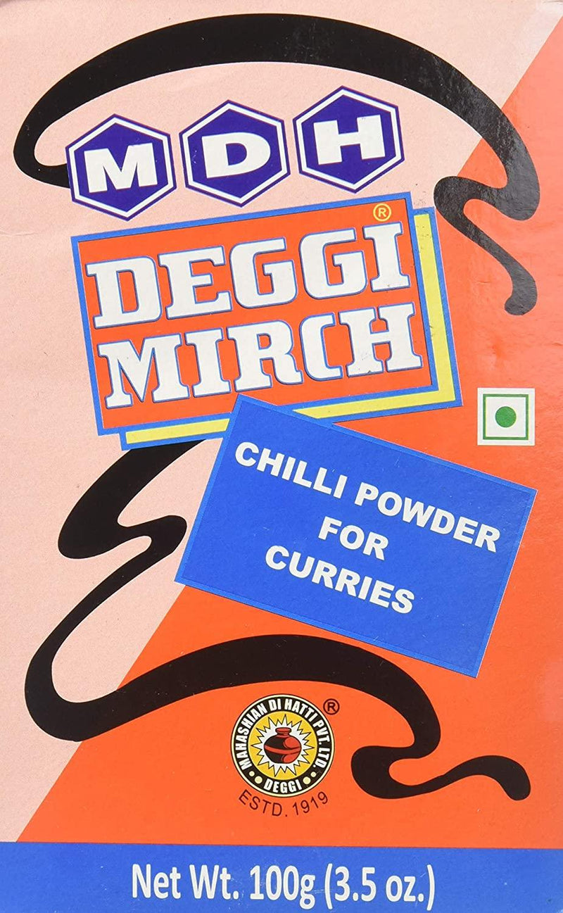 MDH - Deggi Mirch - (chilli powder for curries) - 100g - Jalpur Millers Online