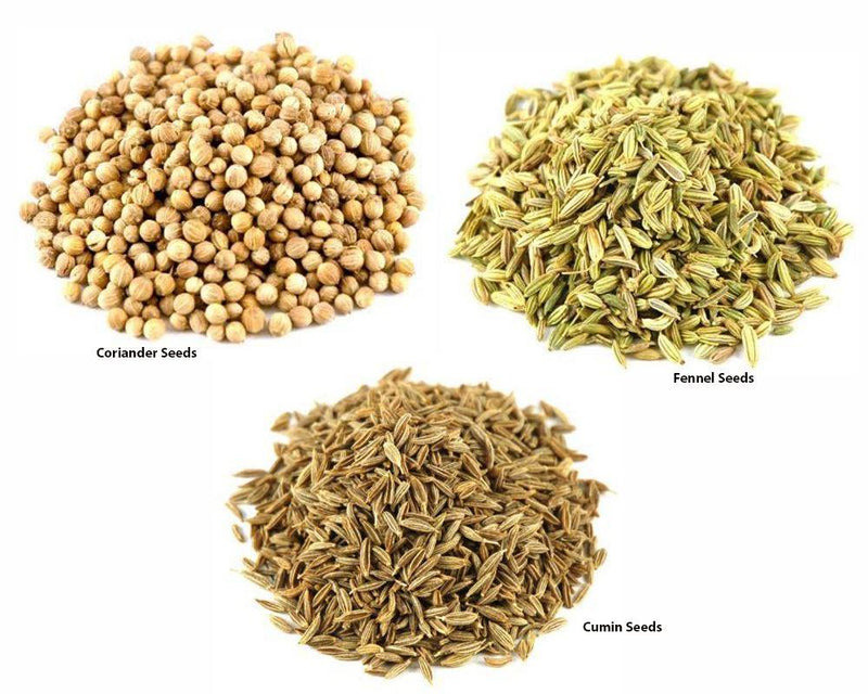 Jalpur Millers Spice Combo Pack - Coriander Seeds 500g - Cumin Seeds 500g - Fennel Seeds 500g (3 Pack) - Jalpur Millers Online