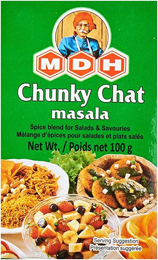 MDH - Chuncky Chat Masala - (spices blend for salads and savouries) - 100g - Jalpur Millers Online