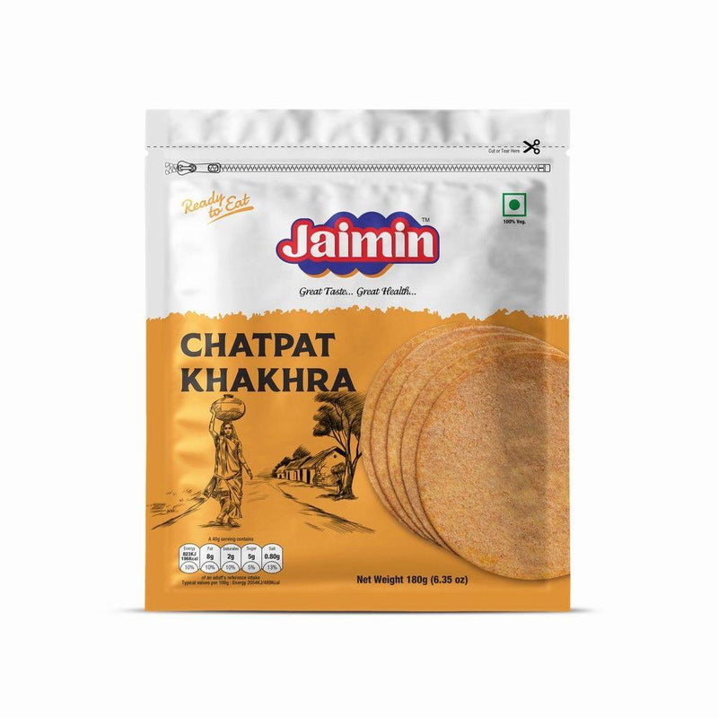 Jaimin Chatpat Khakhra - (spicy wheat snack) - 200g - Jalpur Millers Online