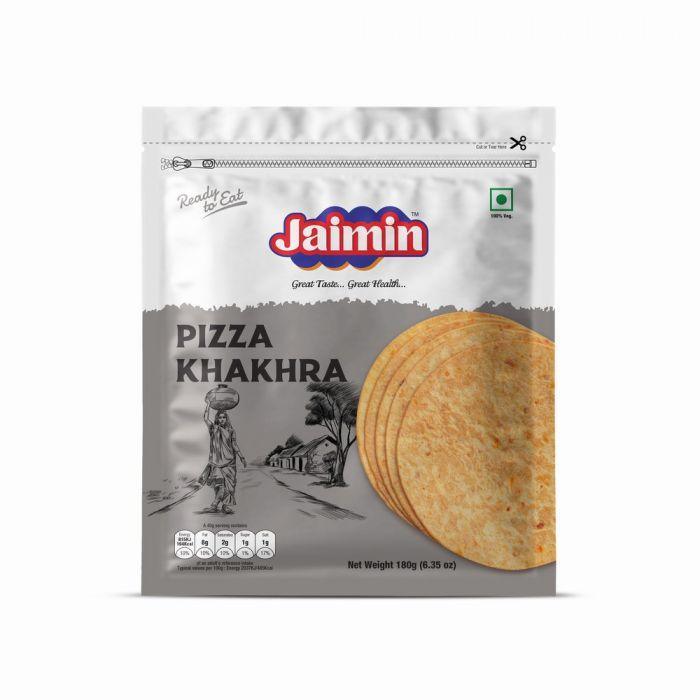 Jaimin Whole Wheat Pizza Khakhra - (pizza flavour wheat snack) - 200g - Jalpur Millers Online