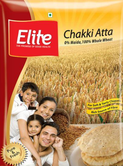 Elite - Chakki Atta - (100% whole wheat 0% maida) - 10kg - Jalpur Millers Online