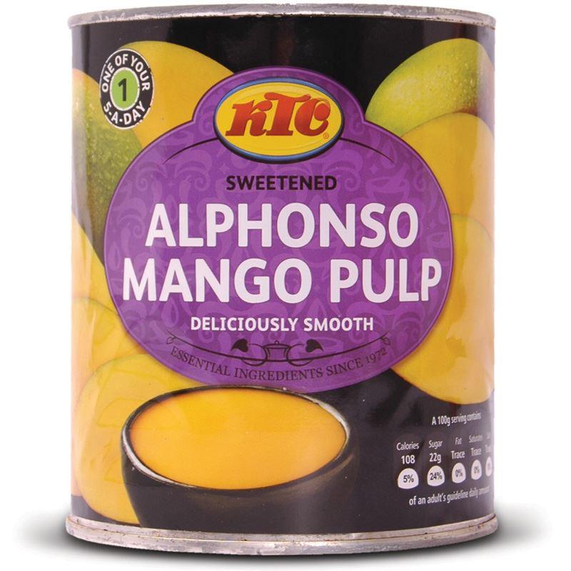 KTC  Alphonso Mango Pulp - 850g - Jalpur Millers Online