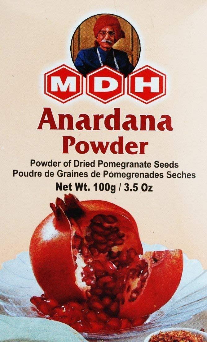 MDH - Anardana Powder - (powder of dried pomegranate seeds) - 100g - Jalpur Millers Online